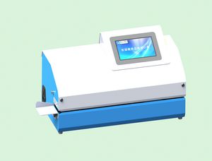 MY100-CC Type touch screen double line printing sealing machine